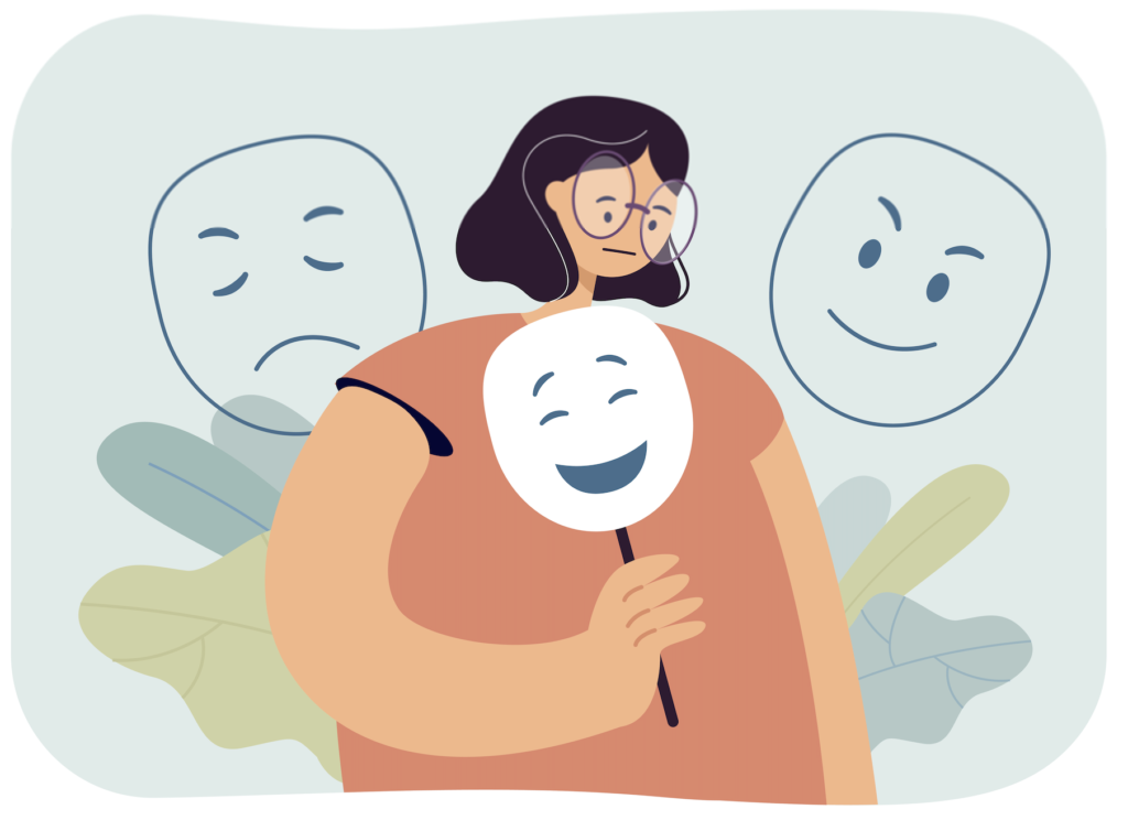 ilustracion persona triste
